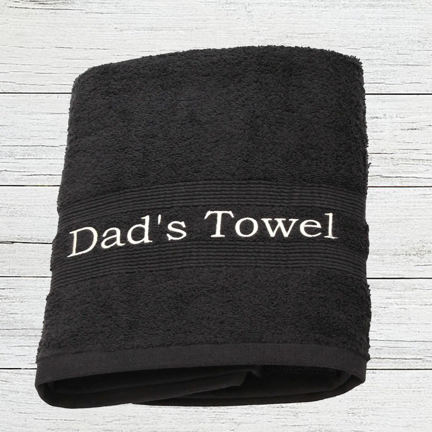 Mens Hand Towel with Personalised Embroidered Name