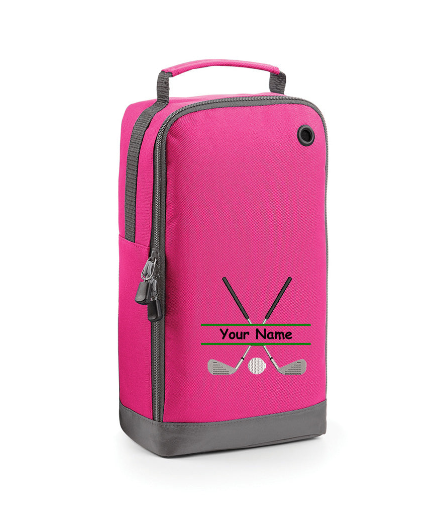 Personalised Golf Embroidered Shoe Accessory Bag Golf