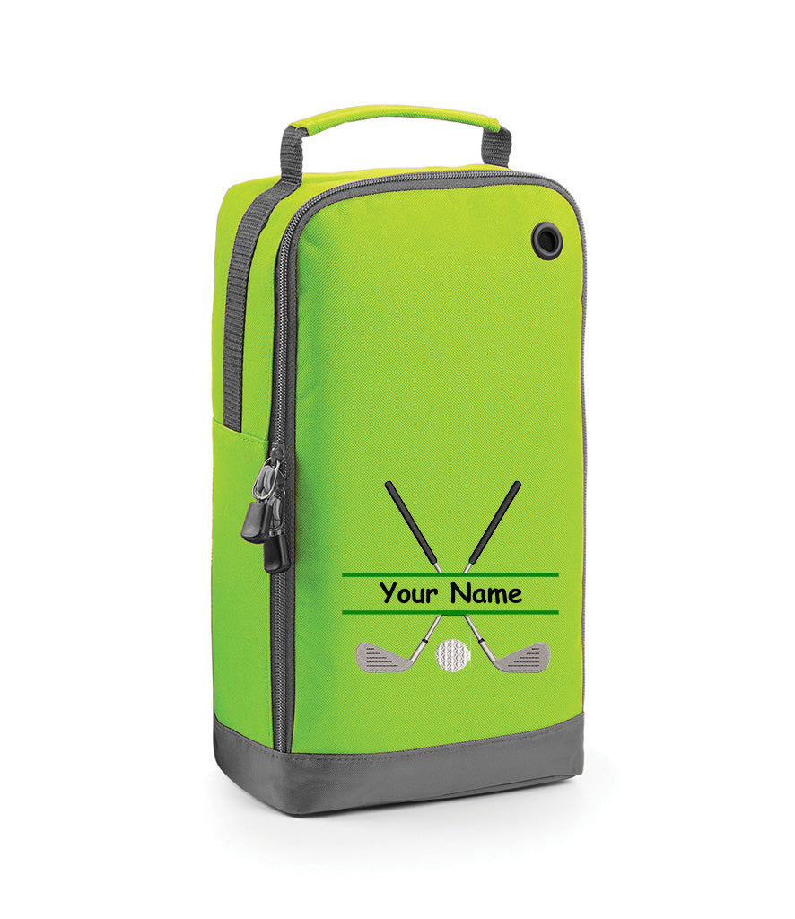 Personalised Golf Embroidered Shoe Accessory Bag Golf