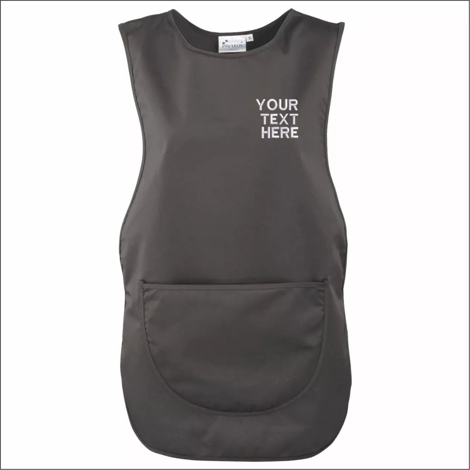 Personalised Custom Embroidered Ladies Pocket Tabard