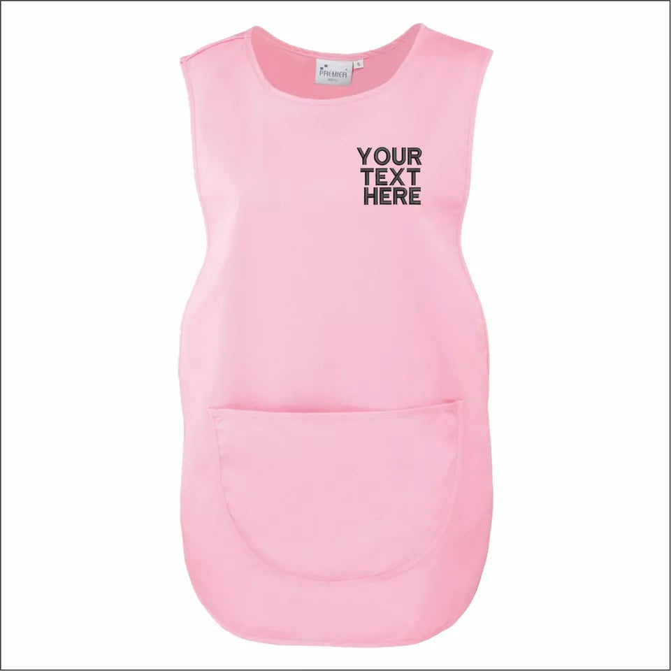Personalised Custom Embroidered Ladies Pocket Tabard