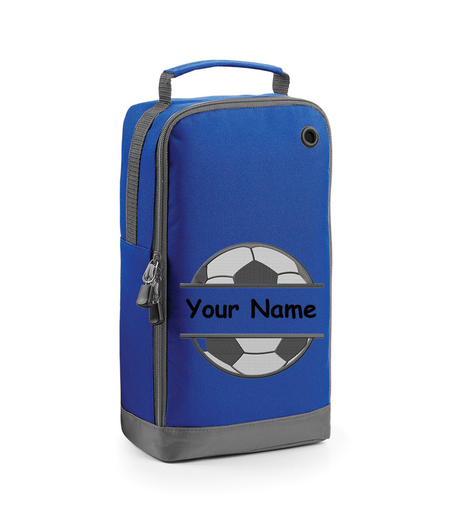 Personalised Football Embroidered Shoe/Boot Accessory Bag Football