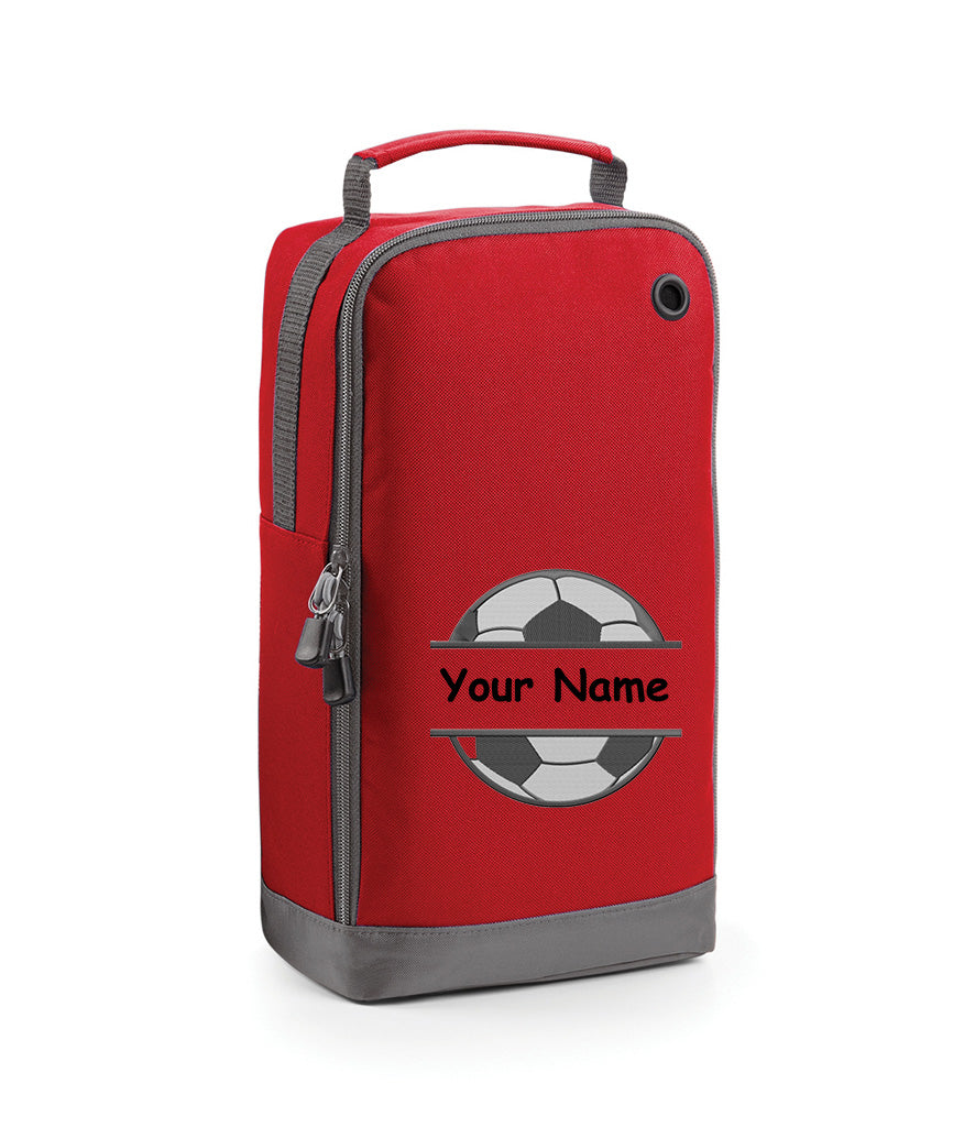 Personalised Football Embroidered Shoe/Boot Accessory Bag Football