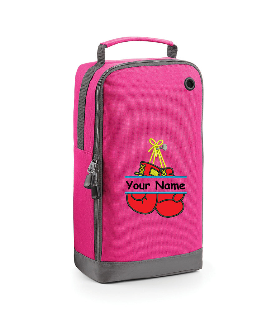 Personalised Boxing embroidered Shoe/Accessory Bag Boxing