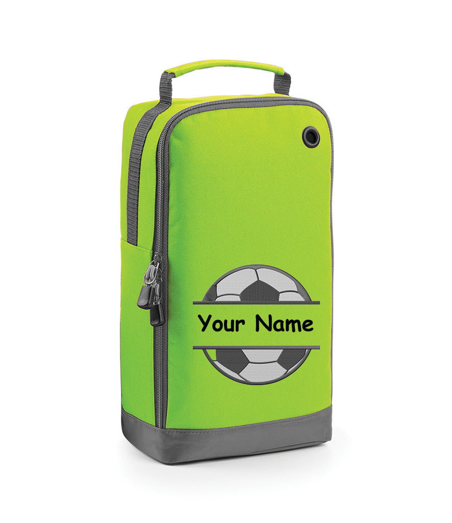Personalised Football Embroidered Shoe/Boot Accessory Bag Football