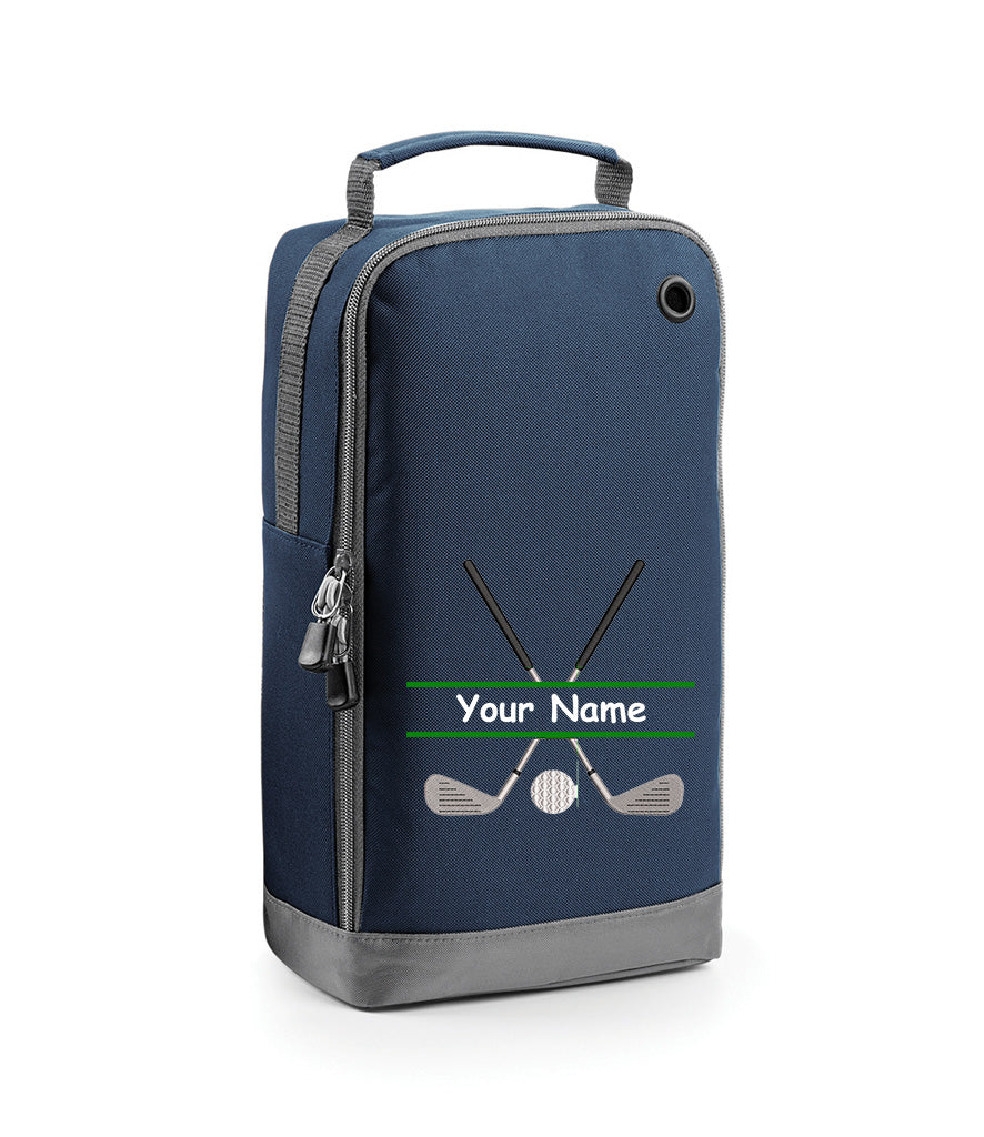 Personalised Golf Embroidered Shoe Accessory Bag Golf