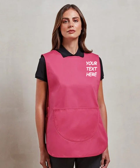 Personalised Custom Embroidered Ladies Pocket Tabard