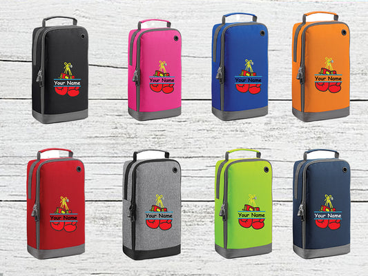 Personalised Boxing embroidered Shoe/Accessory Bag Boxing